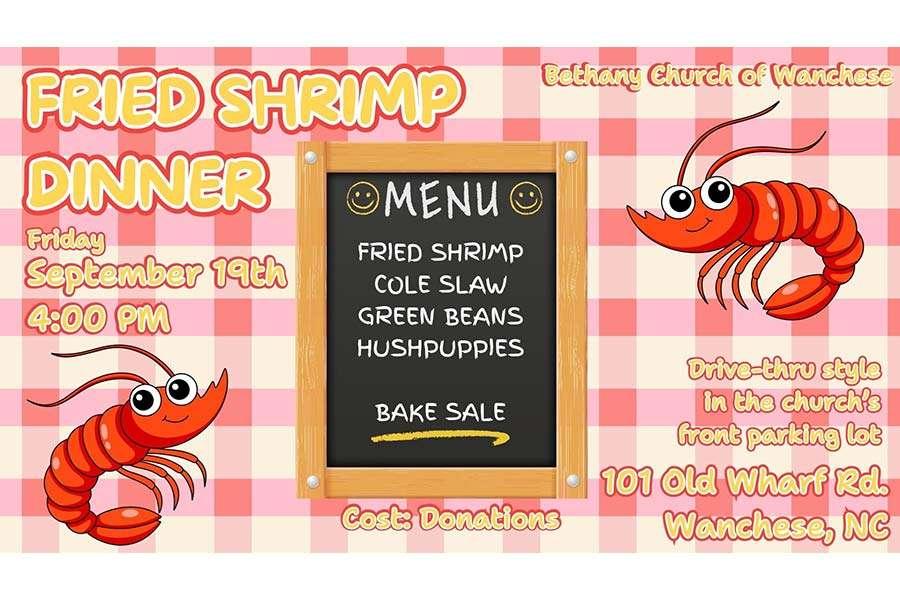 The Outer Banks Voice -   Bethany Church of Wanchese Fried Shrimp Fundraiser