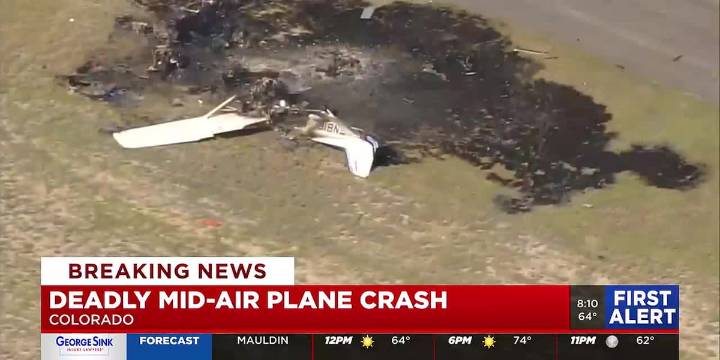 1 dead, 3 hurt after planes crash at Colorado airport