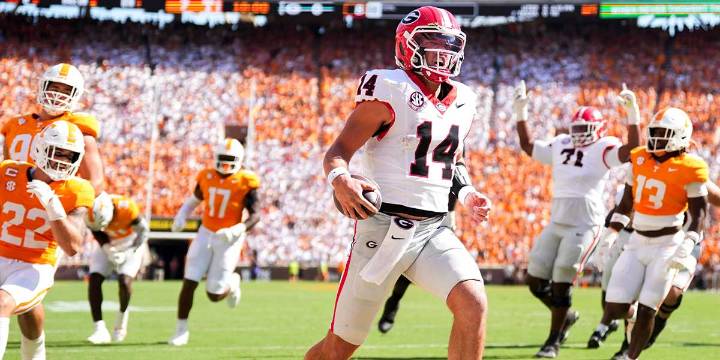 Georgia fans go wild as Bulldogs’ OT win after Tennessee choke