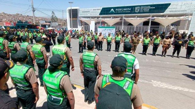 Perumin 37 contará con comisaría exclusiva y mil policías para resguardar la convención en Arequipa