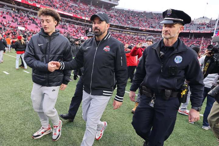 Ryan Day’s Son Continues High School Football Dominance With Statement Win on Friday Ryan Day's son, RJ Day, becomes a high school hero as he leads DeSales to its third win, shattering all records. Ka