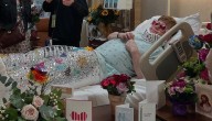 Sir Elton John leaves fans worried after sharing photo in hospital bed with neck brace