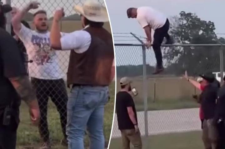 Zach Bryan scales fence, hurls 'death threat' in fight with fellow country singer