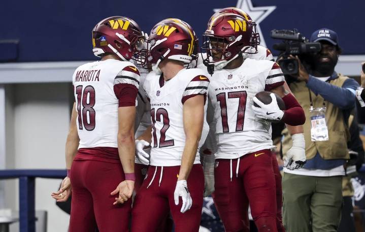 Deadspin | Commanders to face Falcons without Jayden Daniels, Terry McLaurin