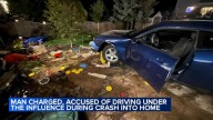 Hampshire crash: Alleged DUI driver Nazim Useni crashes car through home in west suburbs, police say; crash caught on video