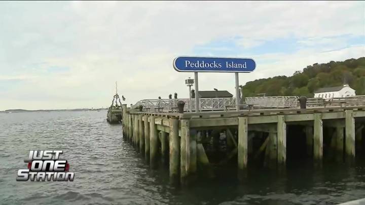 JUST ONE STATION: Volunteers clean up more than 10,000 pounds of debris from Peddocks Island