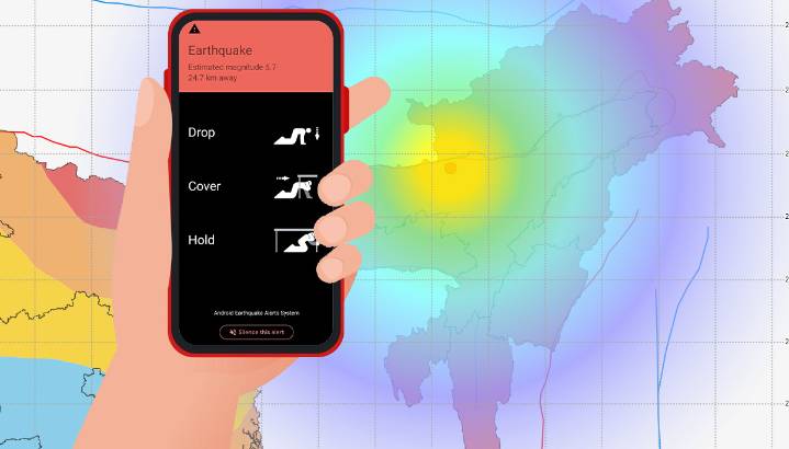 Assam hit by 5.8 magnitude earthquake, proves efficacy of the Android Earthquake Alert System as phones displayed alerts even before tremors felt