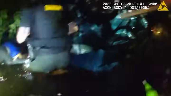 VIDEO: Florida deputies rescue driver, passenger from submerged car