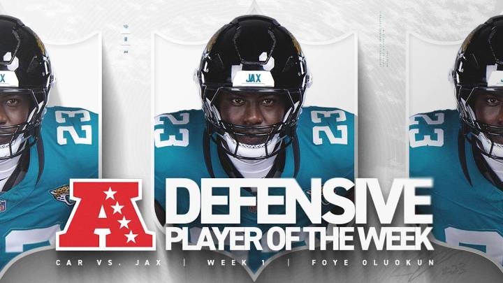 Oluokun Earns AFC Defensive Player of the Week After Standout Performance in Week 1