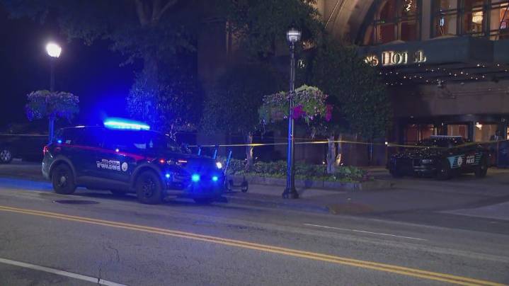 Man dead after officer opens fire when he refused to drop weapon at Four Seasons, police say
