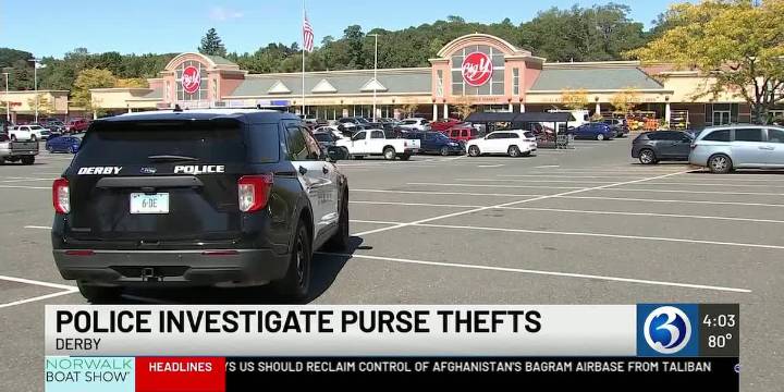 Derby police investigating potential crime spree in grocery store parking lot