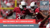 Bengals, Falcons DOWN; Trey Benson UP for Cardinals: Week 4 fantasy football STOCK WATCH & WAIVER WIRE advice