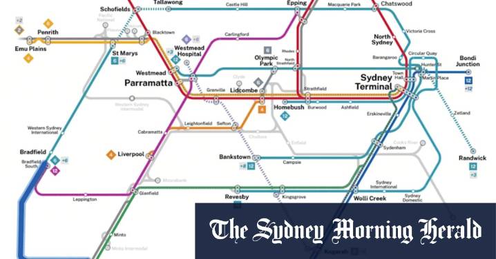 Sydney rail network: Secret plans reveal new train lines and extensions over next two decades
