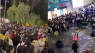 Brutal riña en Bogotá entre venezolanos y colombianos tras el partido de eliminación