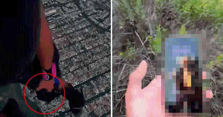Se le cayó el teléfono mientras realizaba paracaidismo a más de 1.500 metros y se sorprendió al hallarlo intacto: "Qué suerte"