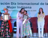 Reconoce Yolanda Osuna a mujeres indígenas como pilares de identidad y cultura