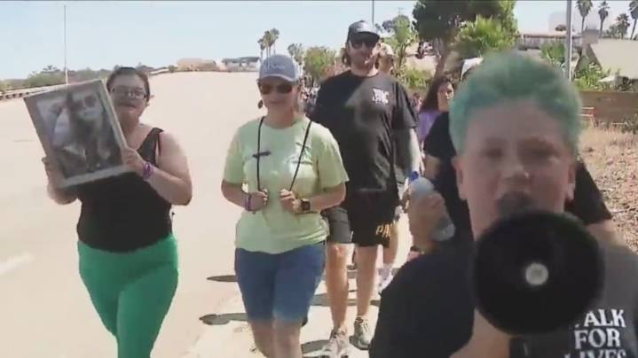 San Diego families march to raise awareness, honor loved ones lost to fentanyl