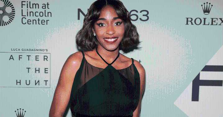 Ayo Edebiri Stuns in Chic Black Dress at ‘After The Hunt’ Premiere