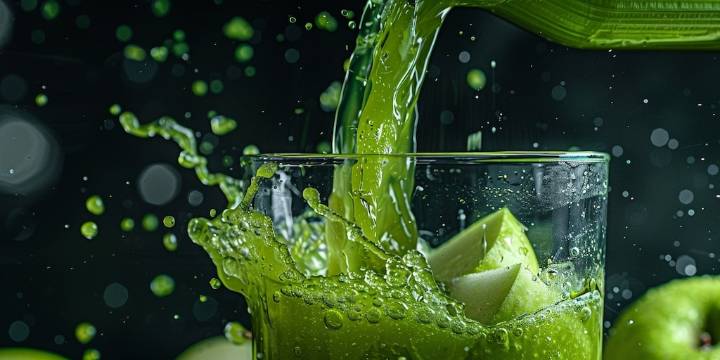 Cómo preparar un jugo de manzana con proteína para ganar masa muscular y volverse más fuerte