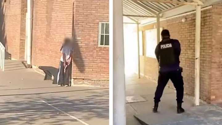 Adolescente atrincherada en una escuela de Mendoza: "La encontré de frente y disparó"