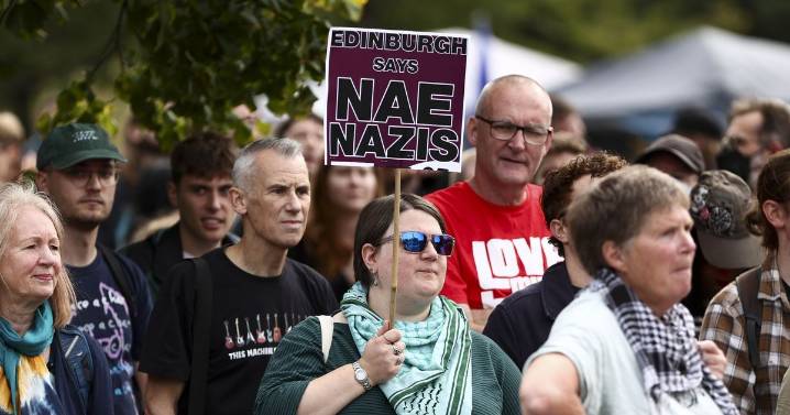 Pro-Palestine protesters defy police warnings in Edinburgh