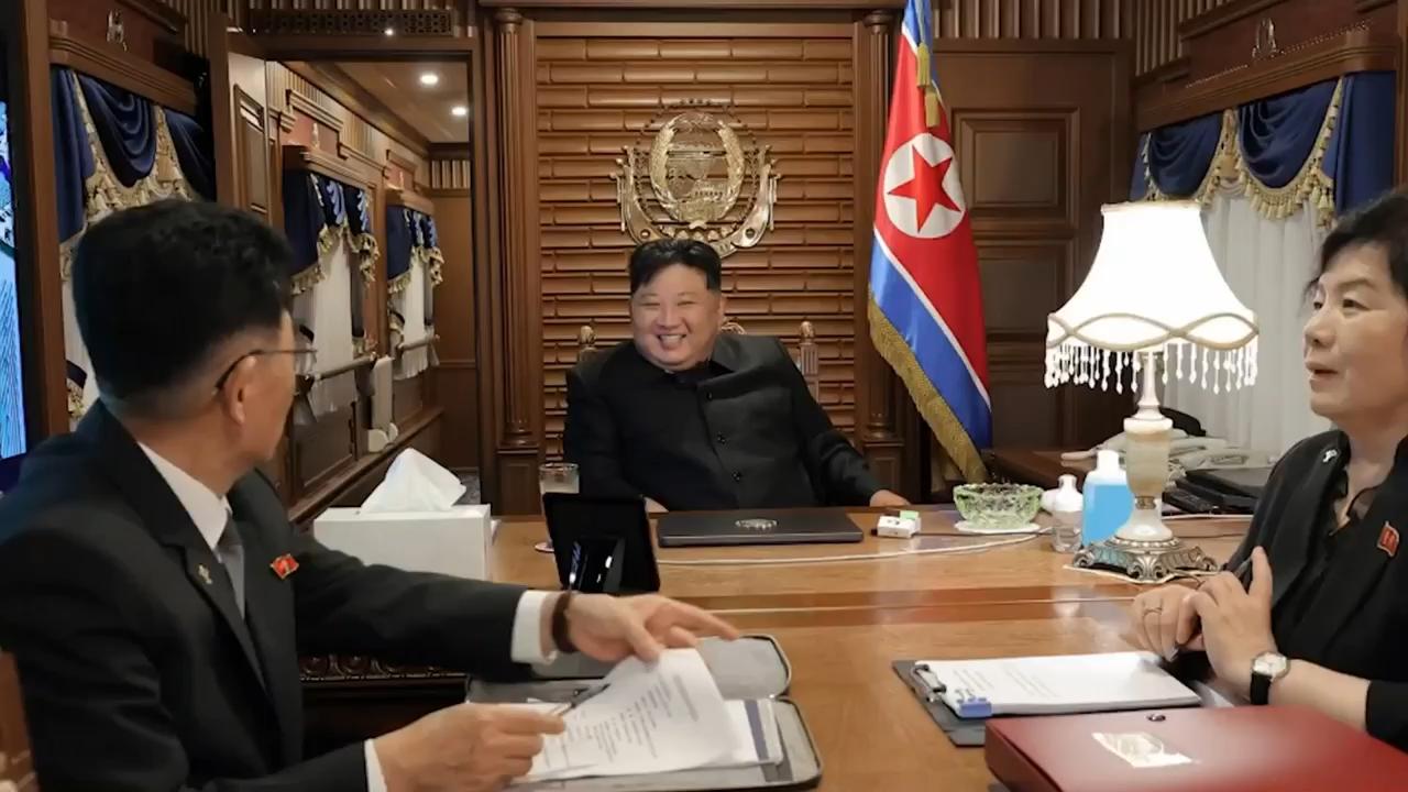 North Korean leader Kim Jong Un leaves for China’s military parade