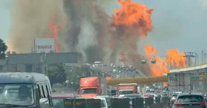 VIDEO| Explosión de pipa de gas LP en Iztapalapa, deja al menos 18 heridos y caos vial