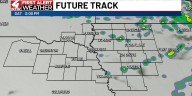 Smaller chances of rain over the weekend as warmer air starts to move back in