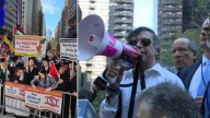 Presidente Gustavo Petro se unió a las protestas en Nueva York contra Benjamin Netanyahu y la guerra en Gaza: esto dijo desde Times Square