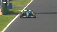 Así fue el abandono de Fernando Alonso en Monza: se le rompe la suspensión del Aston Martin