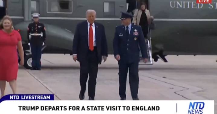 White House Calls Trump’s Wildly Veering Walk ‘Perfect’