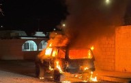 Abandonan e incendian Cherokee usada en asesinato de tres