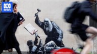 New Banksy mural of judge striking protester at London's High Court