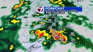 Waves of rain/downpours