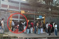 Estudiantes encapuchados toman accesos de Prepa 5 en Tlalpan
