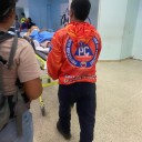 Quincuagenario sufrió traumatismo en la cabeza por un accidente