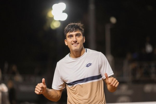Román Burruchaga y un nuevo triunfo para ser semifinalista del Challenger de Buenos Aires