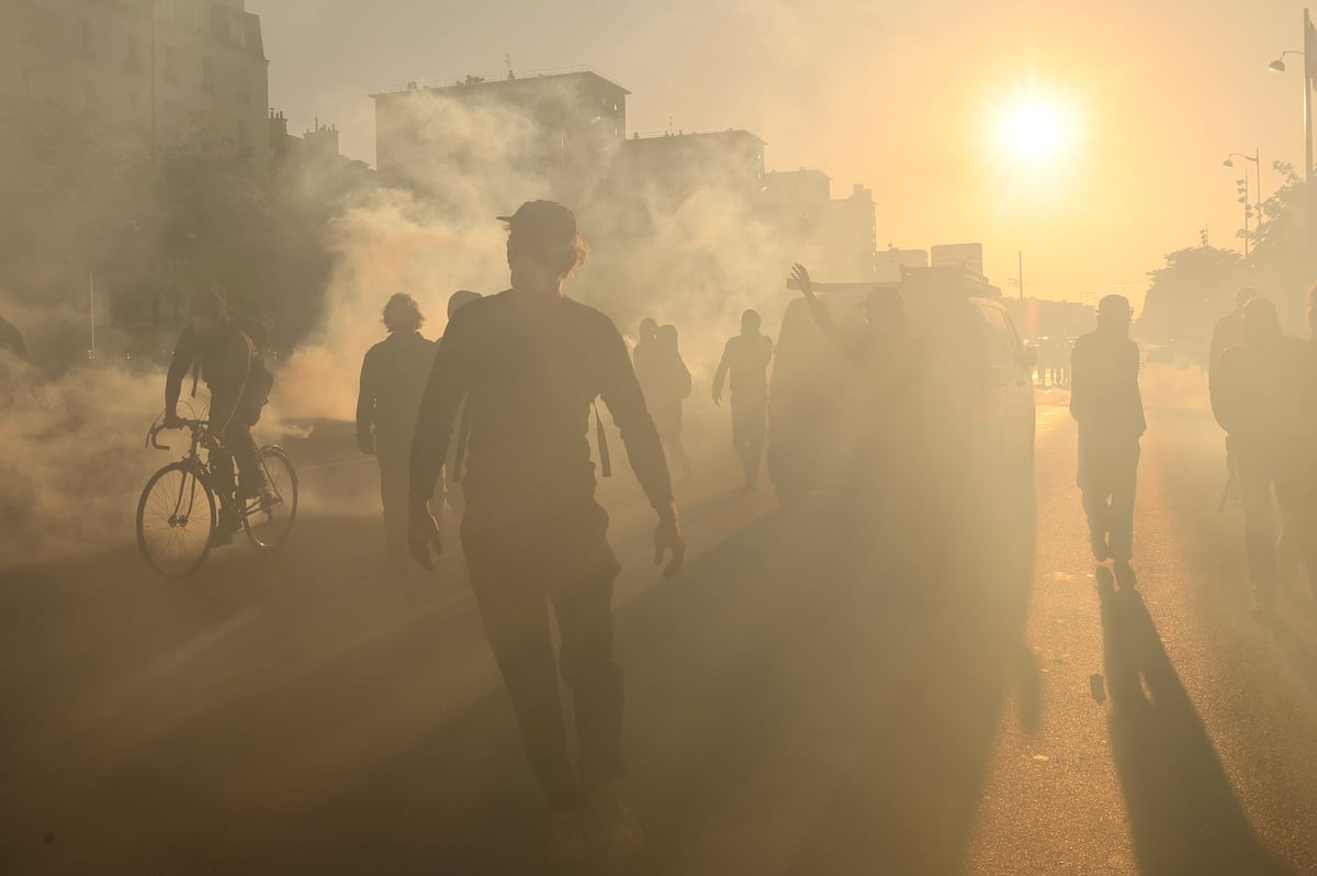 Jornada de protestas en Francia, en imágenes