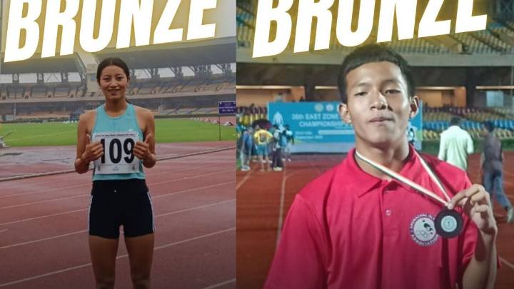 Two Arunachal athletes win bronze at East Zone Junior Athletics Championship