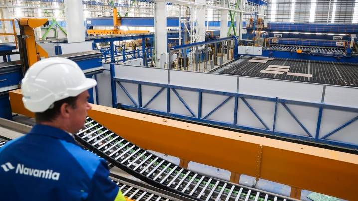 La nueva nueva megafábrica de Navantia podrá producir bloques para dos fragatas a la vez en un año