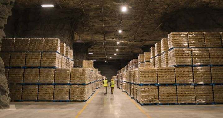 Inside The Government Cheese Caves That Hold 1.4 Billion Pounds