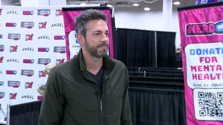 Actor Zachary Levi harnessing excitement at FanX to improve people's mental health