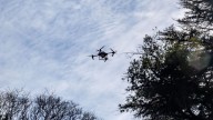 Ulpiano Suarez estrenó drones para fumigar el arbolado público