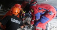 Islamic school building collapses in Indonesia, at least 65 students presumed buried under rubble