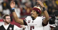 Commanders' Jayden Daniels will not practice earlier than Friday because of injured knee