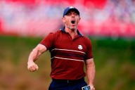 Ryder Cup Day Two: Rory McIlroy and Shane Lowry deliver another point as Europe take seven point lead into Sunday’s Singles
