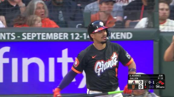 Willy Adames hits three-run homer as Giants beat D