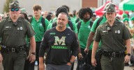 Marshall football: Gibson's first win prompts cheers in Herd locker room