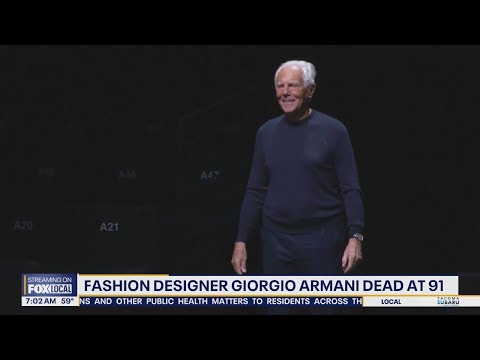 Fashion icon Giorgio Armani dies at 91