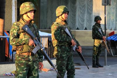 Mortars, shots heard at border as Cambodia, Thailand trade accusations